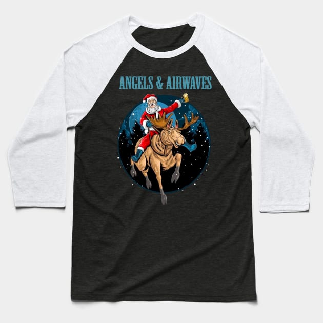 ANGELS & AIRWAVES BAND XMAS Baseball T-Shirt by a.rialrizal